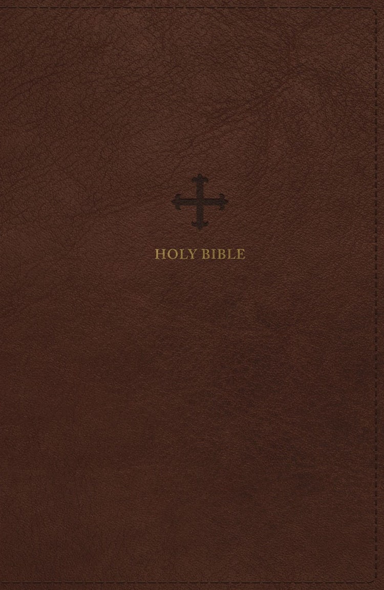 Cover image for NRSV Catholic Bible [Large Print, Brown], isbn: 9780785230458