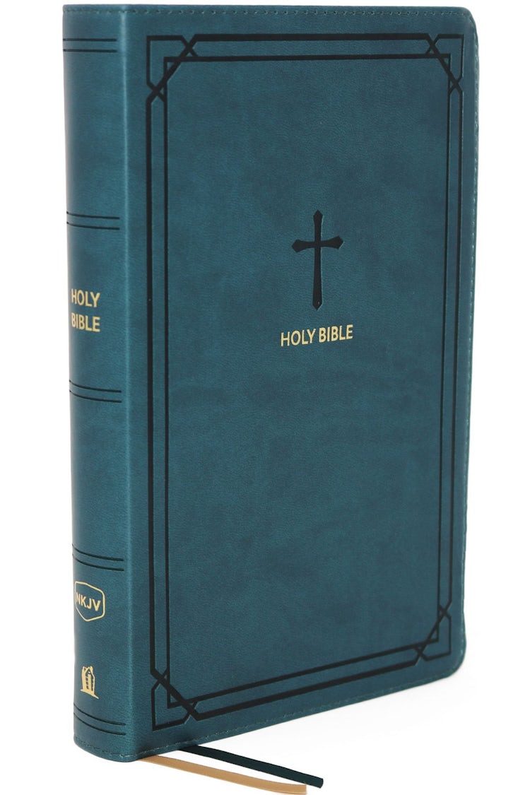 Cover image for NKJV End-of-verse Reference Bible, Compact, Red Letter Edition, Comfort Print: Holy Bible, isbn: 9780785233459