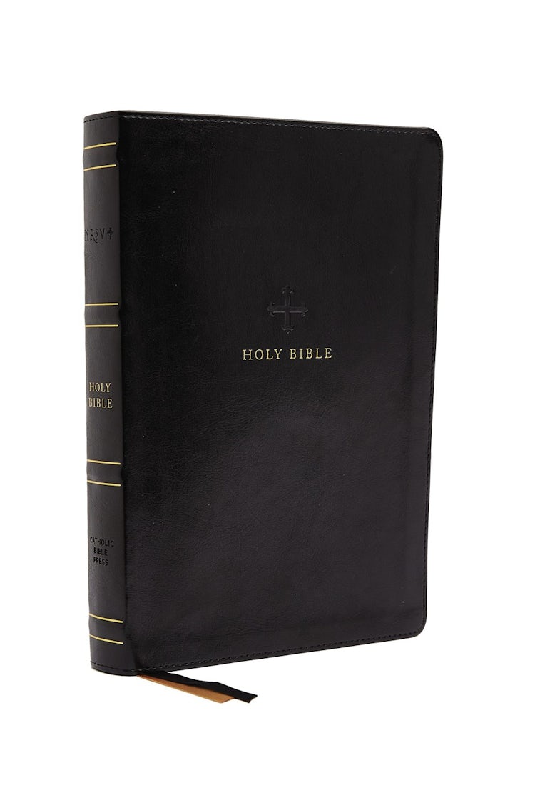 Cover image for NRSV Catholic Bible, Thinline Edition, Leathersoft, Comfort Print: Holy Bible [Black], isbn: 9780785234005