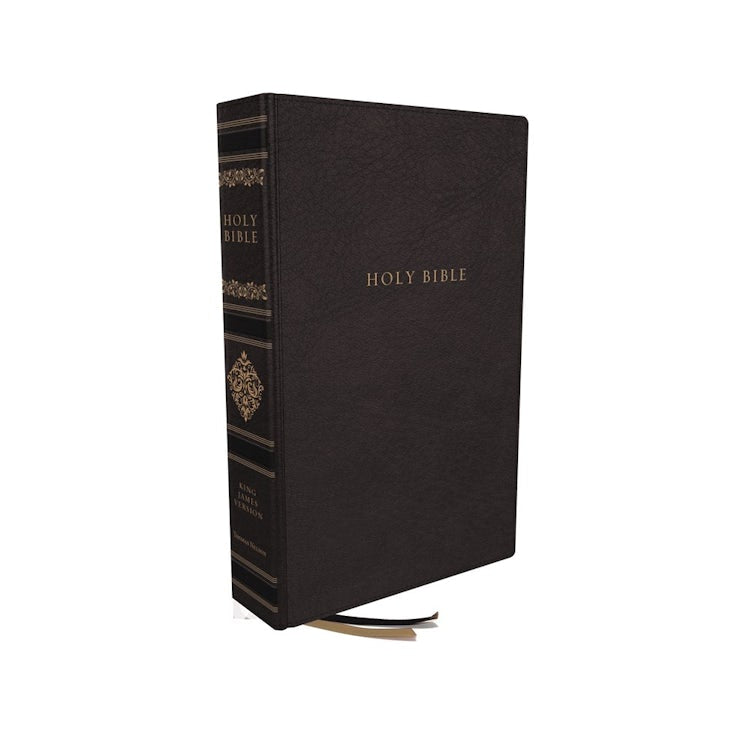 Cover image for KJV Sovereign Collection Bible, Personal Size, Thumb Indexed, Red Letter Edition, Comfort Print: Holy Bible, King James Version [Black], isbn: 9780785239284