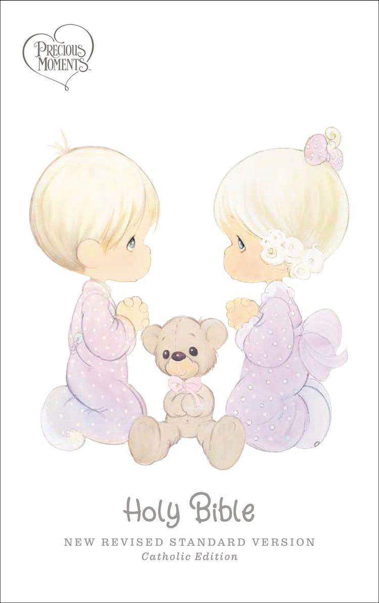 Cover image for NRSVCE Precious Moments Bible, Comfort Print: Holy Bible [White], isbn: 9780785239314