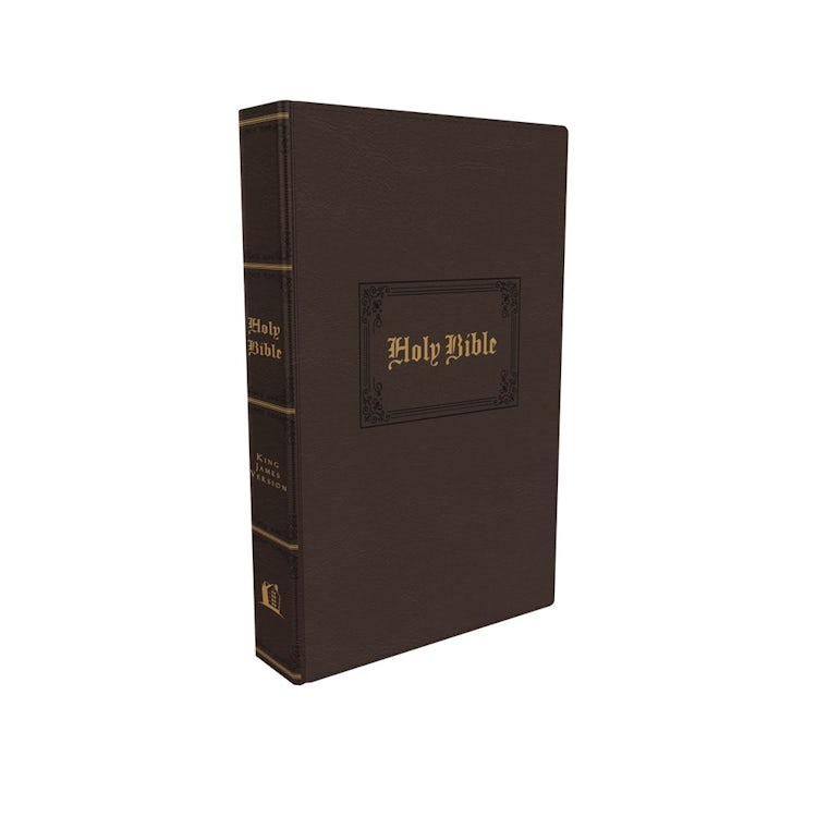 Cover image for KJV Thinline Large Print Bible, Vintage Series, Red Letter, Comfort Print: Holy Bible, King James Version [Brown], isbn: 9780785241904