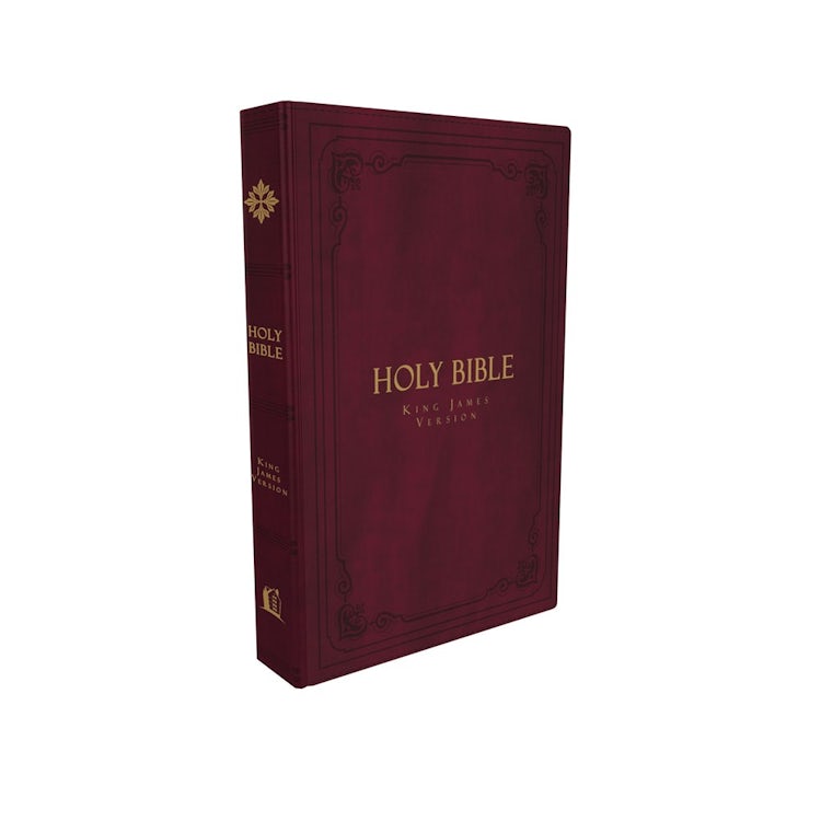 Cover image for KJV Thinline Large Print Bible, Vintage Series, Red Letter, Comfort Print: Holy Bible, King James Version [Burgundy], isbn: 9780785241911