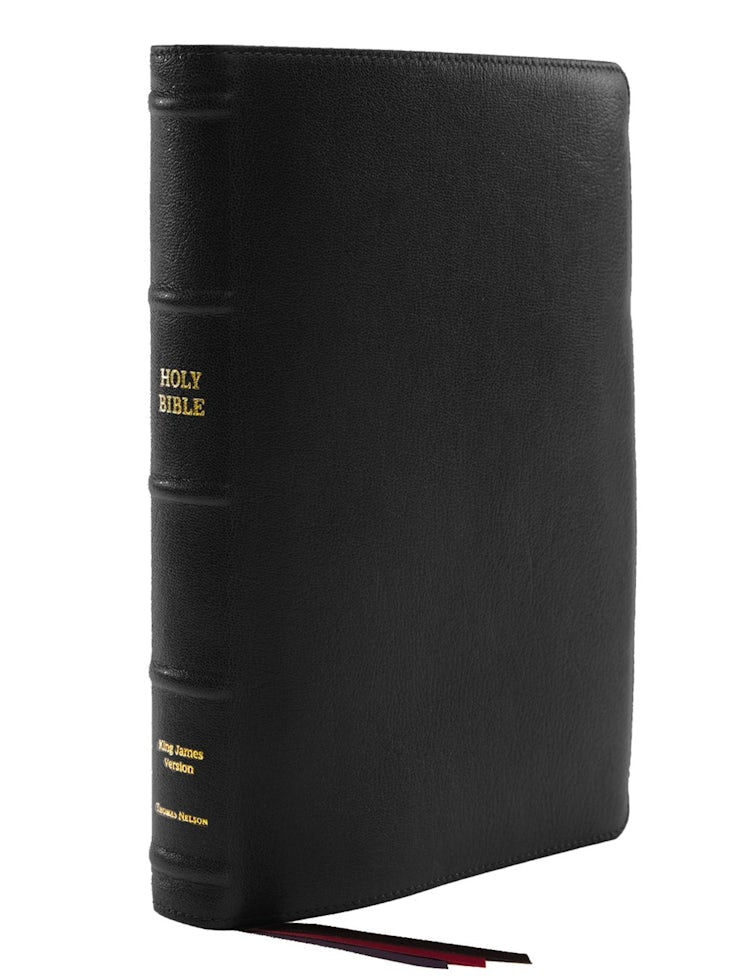 Cover image for KJV Thinline Bible, Premier Collection, Comfort Print [Red Letter, Large Print, Black], isbn: 9780785257653
