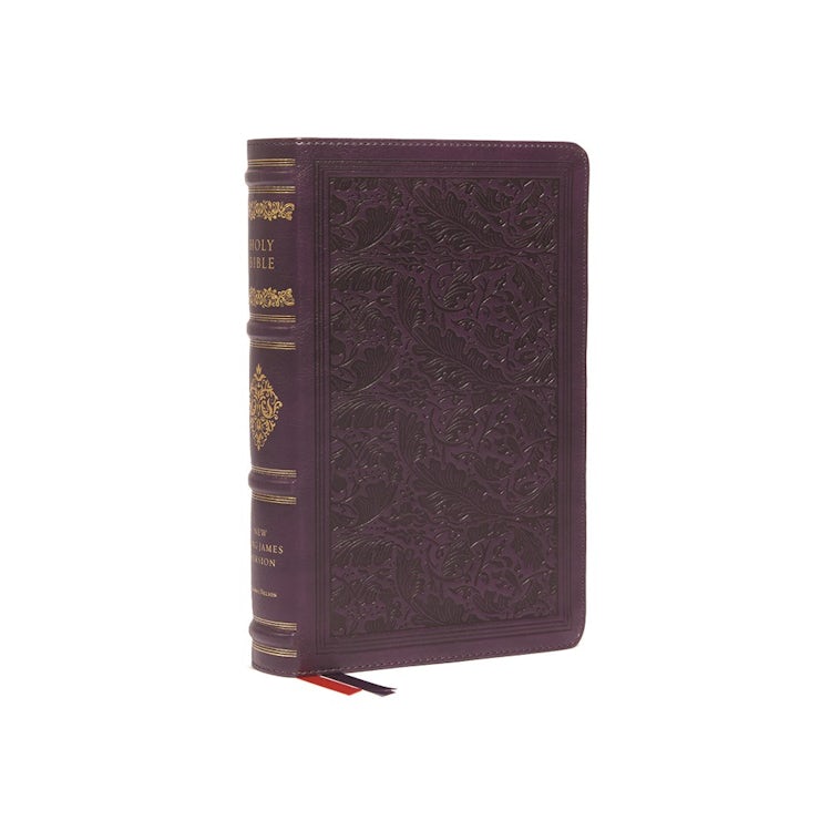 Cover image for NKJV, Personal Size Reference Bible, Sovereign Collection, Red Letter, Thumb Indexed, Comfort Print [Purple], isbn: 9780785265269