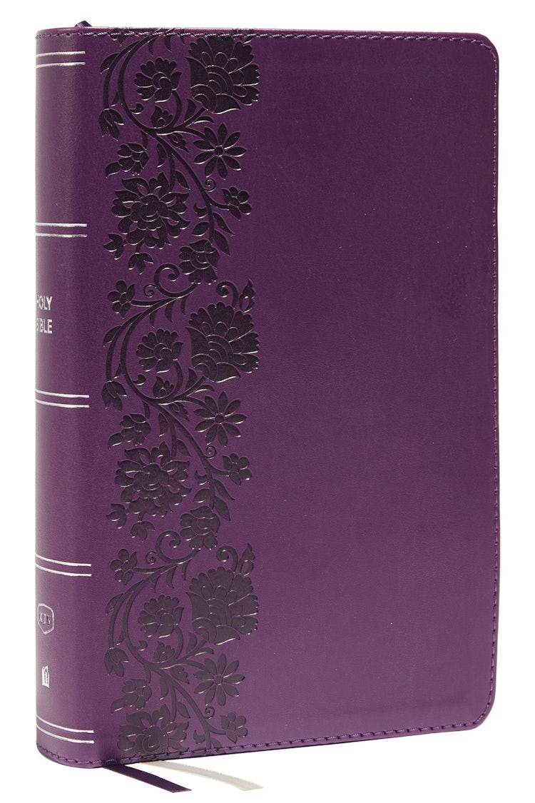 Cover image for KJV, Personal Size Large Print Single-Column Reference Bible, Leathersoft, Red Letter, Comfort Print: Holy Bible, King James Version [Purple], isbn: 9780785291107