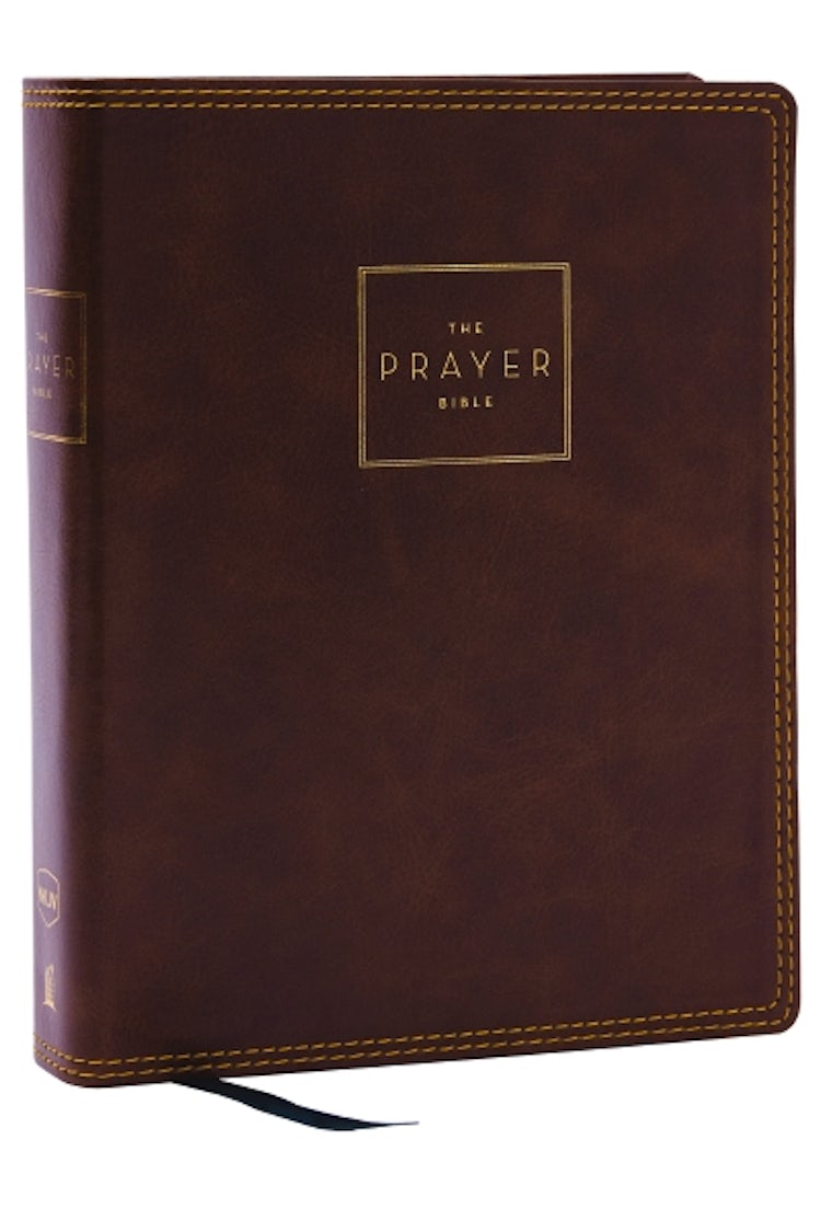 Cover image for NKJV , The Prayer Bible, Red Letter, Comfort Print [brown], isbn: 9780785291176