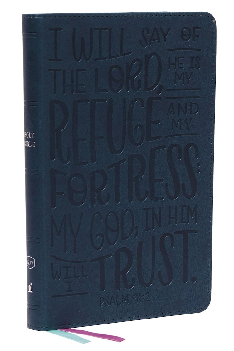 Cover image for KJV, Thinline Youth Edition Bible, Verse Art Cover Collection, Leathersoft, Red Letter, Comfort Print: Holy Bible, King James Version [Teal], isbn: 9780785292906