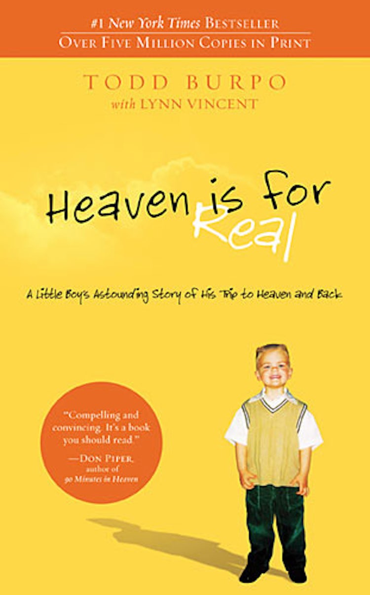 Cover image for Heaven Is For Real: A Little Boy's Astounding Story of His Trip to Heaven and Back, isbn: 9780849946158
