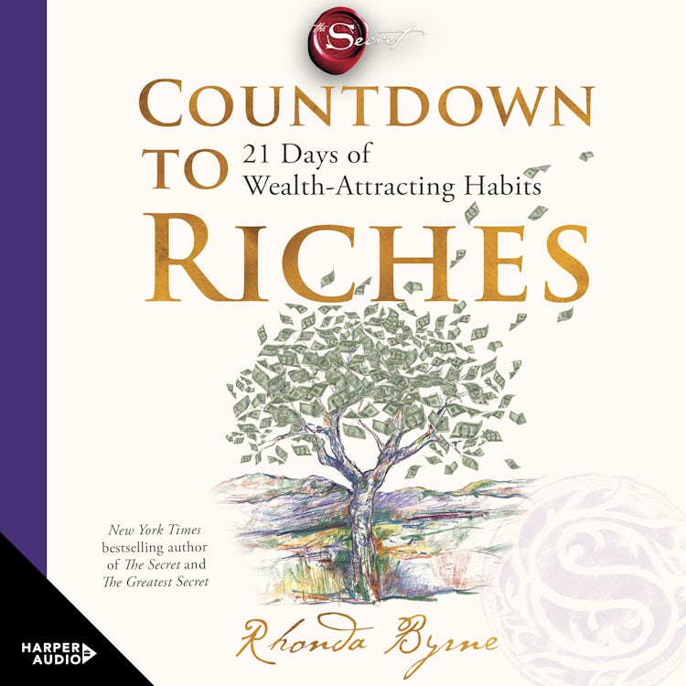 Cover image for Countdown to Riches: 21 Days of Wealth-Attracting Habits from the bestselling author of The Secret, isbn: 9781038101839