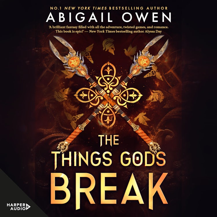 Cover image for The Things Gods Break: the unmissable new 2025 sequel to the international bestselling Greek Gods romantasy The Games Gods Play, isbn: 9781038102454