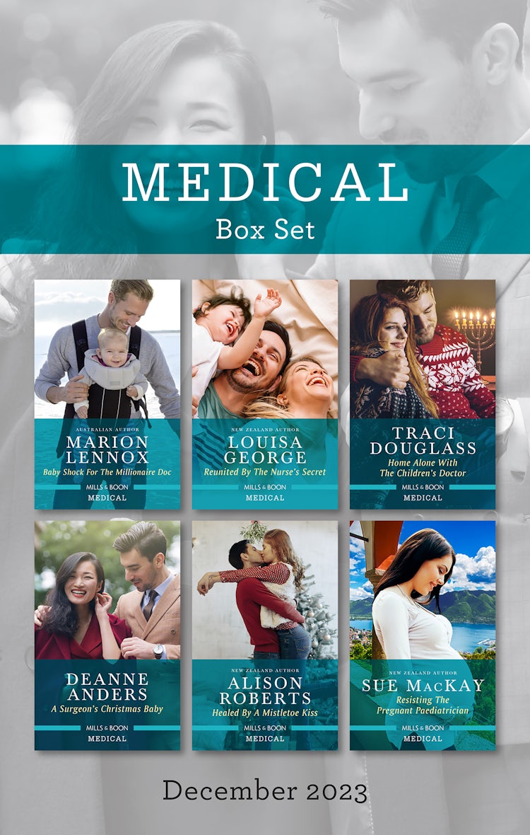 Cover image for Medical Box Set Dec 2023/Baby Shock For The Millionaire Doc/Reunited By The Nurse's Secret/Home Alone With The Children's Doctor/A Surgeon's Christmas Baby/Healed By A Mistletoe Kiss/Resisting The Pre, isbn: 9781038901927
