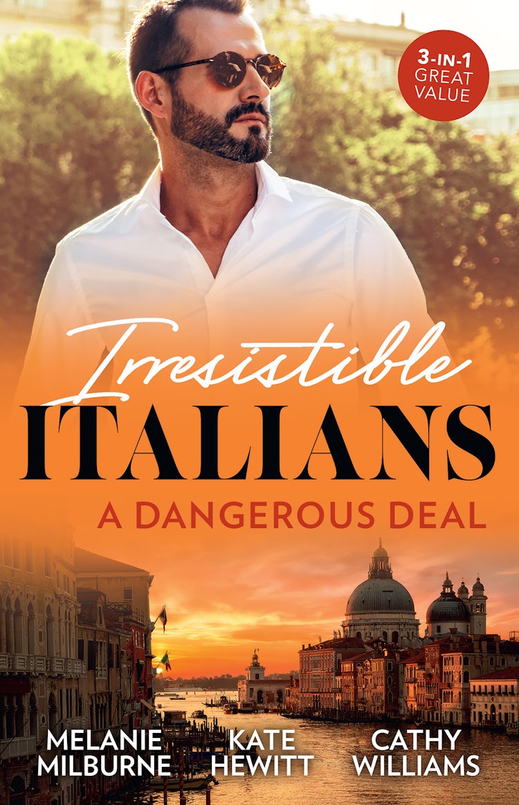 Cover image for Irresistible Italians: A Dangerous Deal/The Venetian One-Night Baby/The Bride's Awakening/The Truth Behind His Touch, isbn: 9781038902443