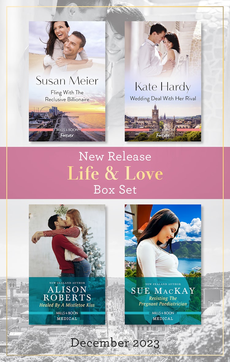 Cover image for Life & Love New Release Box Set Dec 2023/Fling With The Reclusive Billionaire/Wedding Deal With Her Rival/Healed By A Mistletoe Kiss/Resisting The Pregnant Paediatrician, isbn: 9781038902498