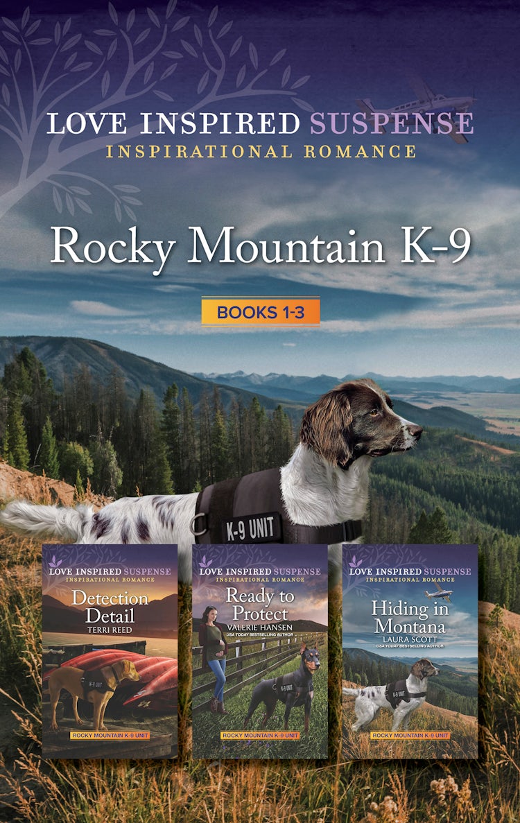 Cover image for Rocky Mountain K-9 Unit Books 1-3/Detection Detail/Ready To Protect/Hiding In Montana, isbn: 9781038904348