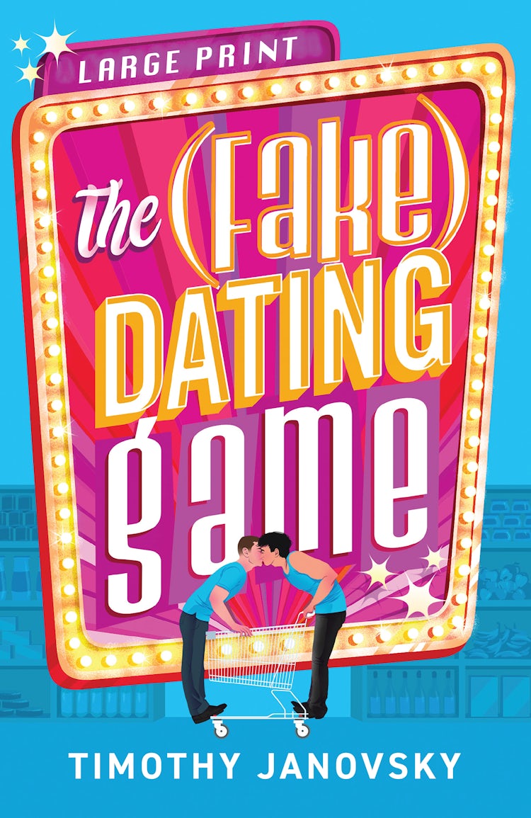 Cover image for The (Fake) Dating Game [Large Print], isbn: 9781038905871