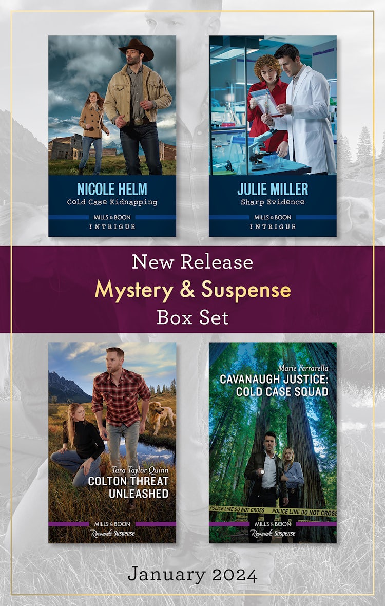 Cover image for Mystery & Suspense New Release Box Set Jan 2024/Cold Case Kidnapping/Sharp Evidence/Colton Threat Unleashed/Cavanaugh Justice: Cold Case Squad, isbn: 9781038906649
