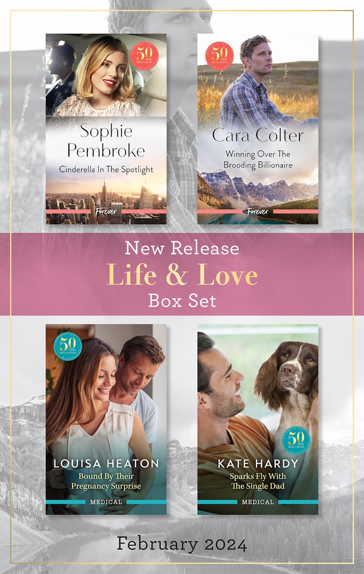 Cover image for Life & Love New Release Box Set Feb 2024/Cinderella In The Spotlight/Winning Over The Brooding Billionaire/Bound By Their Pregnancy Surprise/Sparks Fly With The Single Dad, isbn: 9781038907790