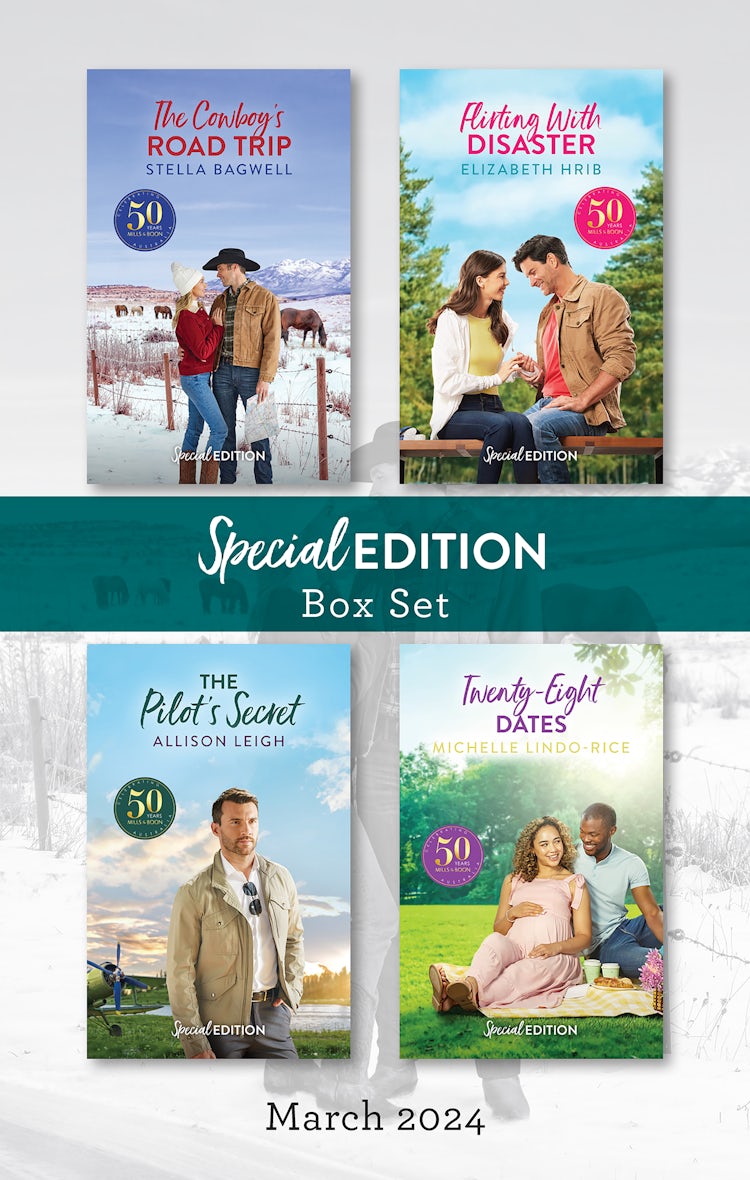 Cover image for Special Edition Box Set March 2024/The Cowboy's Road Trip/Flirting With Disaster/The Pilot's Secret/Twenty-Eight Dates, isbn: 9781038908315