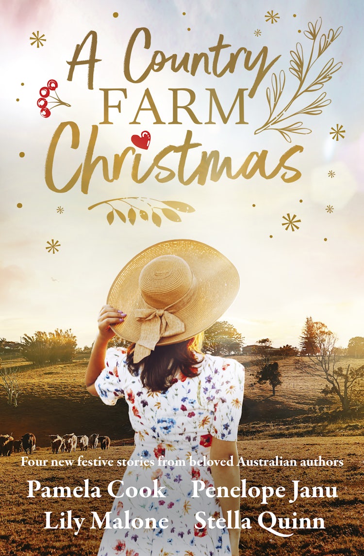 Cover image for A Country Farm Christmas: Award-winning anthology with four festive stories from beloved Australian authors., isbn: 9781038909633