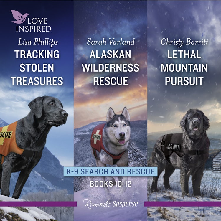 Cover image for K-9 Search and Rescue Books 10-12/Tracking Stolen Treasures/Alaskan Wilderness Rescue/Lethal Mountain Pursuit, isbn: 9781038912459