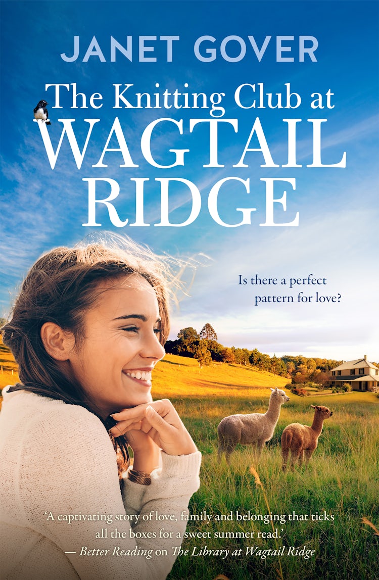 Cover image for The Knitting Club at Wagtail Ridge: The best feel-good romance for 2025 from an award-winning and bestselling Australian author. Perfect for readers of Karly Lane and Rachael Johns., isbn: 9781038917287
