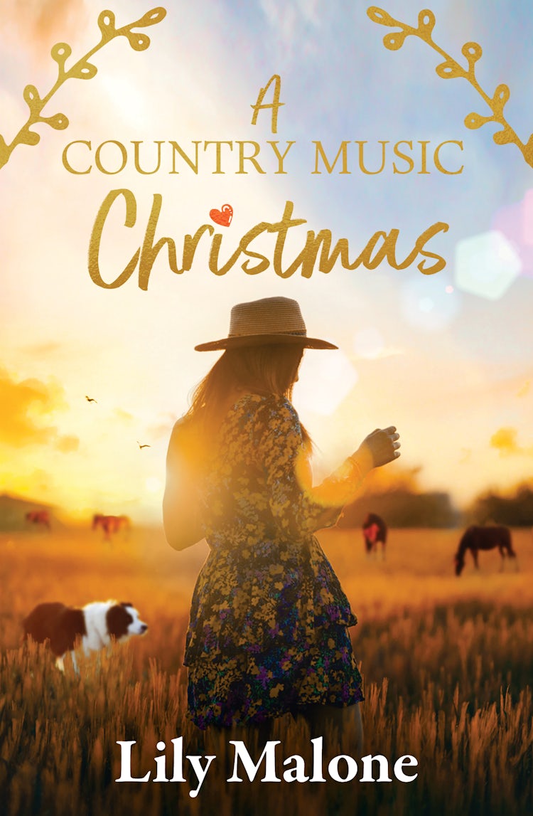 Cover image for A Country Music Christmas: A small-town Chalk Hill celebrity romance novella from an award-winning Australian author., isbn: 9781038918468