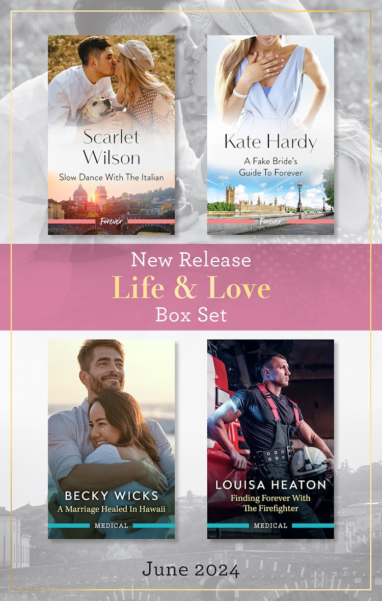 Cover image for Life & Love New Release Box Set June 2024/Slow Dance With The Italian/A Fake Bride's Guide To Forever/A Marriage Healed In Hawaii/Finding Forever With The Firefighter, isbn: 9781038920263