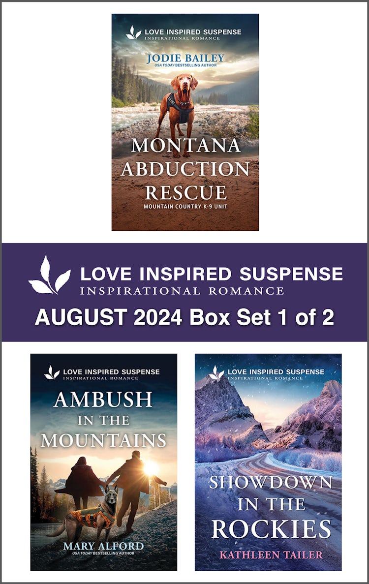 Cover image for Love Inspired Suspense August 2024 - Box Set 1 of 2/Montana Abduction Rescue/Ambush In The Mountains/Showdown In The Rockies, isbn: 9781038922199