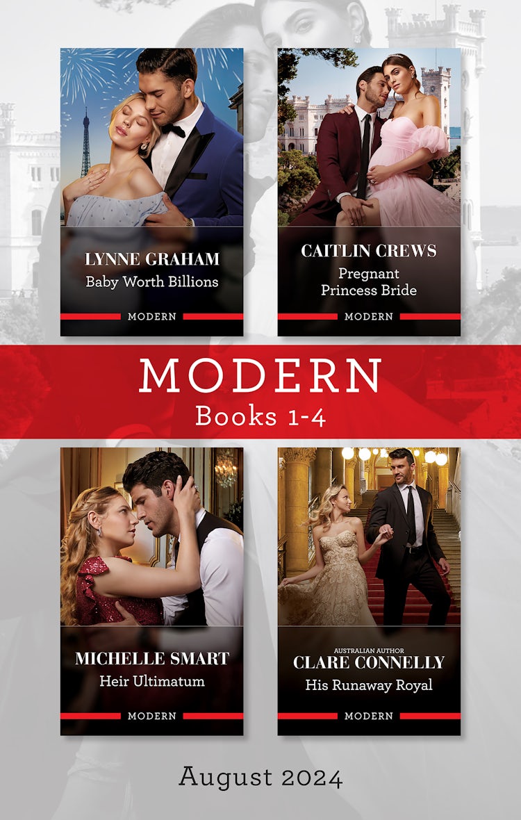 Cover image for Modern Box Set 1-4 August 2024/Baby Worth Billions/Pregnant Princess Bride/Heir Ultimatum/His Runaway Royal, isbn: 9781038922885
