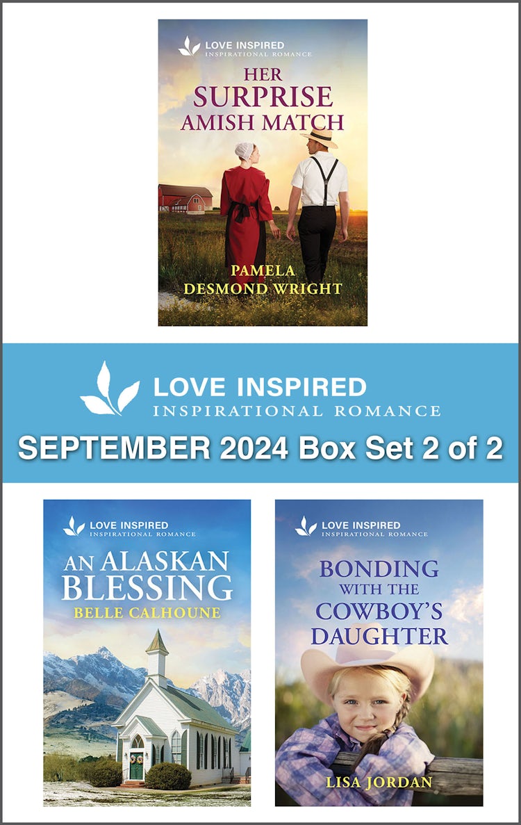 Cover image for Love Inspired September 2024 Box Set - 2 of 2/Her Surprise Amish Match/An Alaskan Blessing/Bonding With The Cowboy's Daughter, isbn: 9781038934321