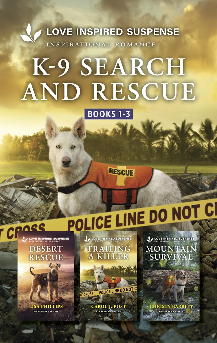Cover image for K-9 Search and Rescue Books 1-3/Desert Rescue/Trailing A Killer/Mountain Survival, isbn: 9781038934475