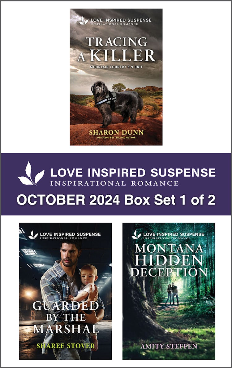 Cover image for Love Inspired Suspense October 2024 - Box Set 1 of 2/Tracing A Killer/Guarded By The Marshal/Montana Hidden Deception, isbn: 9781038937537