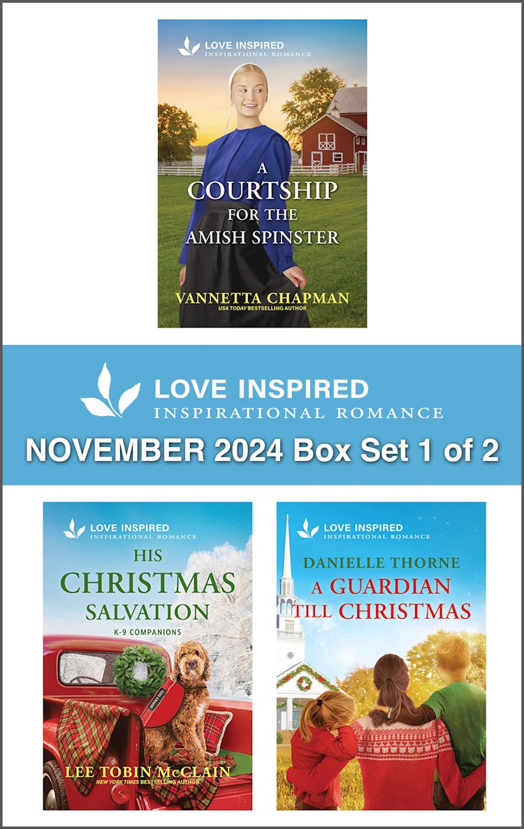 Cover image for Love Inspired November 2024 Box Set - 1 of 2/A Courtship For The Amish Spinster/His Christmas Salvation/A Guardian Till Christmas, isbn: 9781038938763