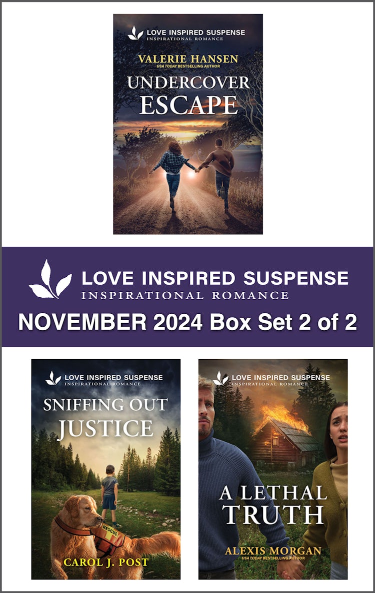 Cover image for Love Inspired Suspense November 2024 - Box Set 2 of 2/Undercover Escape/Sniffing Out Justice/A Lethal Truth, isbn: 9781038938855