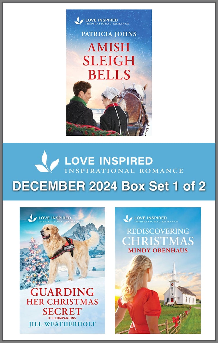 Cover image for Love Inspired December 2024 Box Set - 1 of 2/Amish Sleigh Bells/Guarding Her Christmas Secret/Rediscovering Christmas, isbn: 9781038942111
