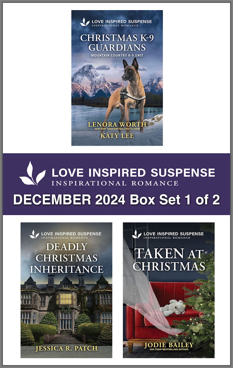 Cover image for Love Inspired Suspense December 2024 - Box Set 1 of 2/Perilous Christmas Pursuit/Lethal Holiday Hideout/Deadly Christmas Inheritance/Taken At Christmas, isbn: 9781038942197
