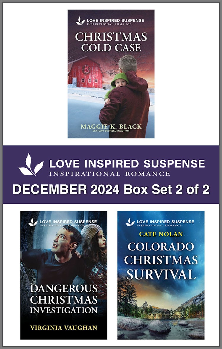 Cover image for Love Inspired Suspense December 2024 - Box Set 2 of 2/Christmas Cold Case/Dangerous Christmas Investigation/Colorado Christmas Survival, isbn: 9781038942203