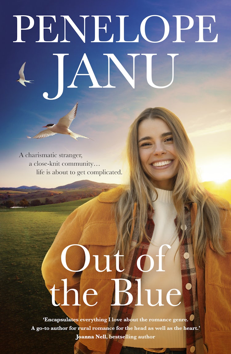 Cover image for Out of the Blue: the fresh new 2026 rural romance of adventure, hope and self-belief from a beloved Australian author, isbn: 9781038942920