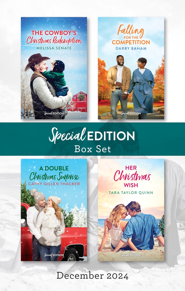 Cover image for Special Edition Box Set Dec 2024/The Cowboy's Christmas Redemption/Falling For The Competition/A Double Christmas Surprise/Her Christmas Wish, isbn: 9781038943309