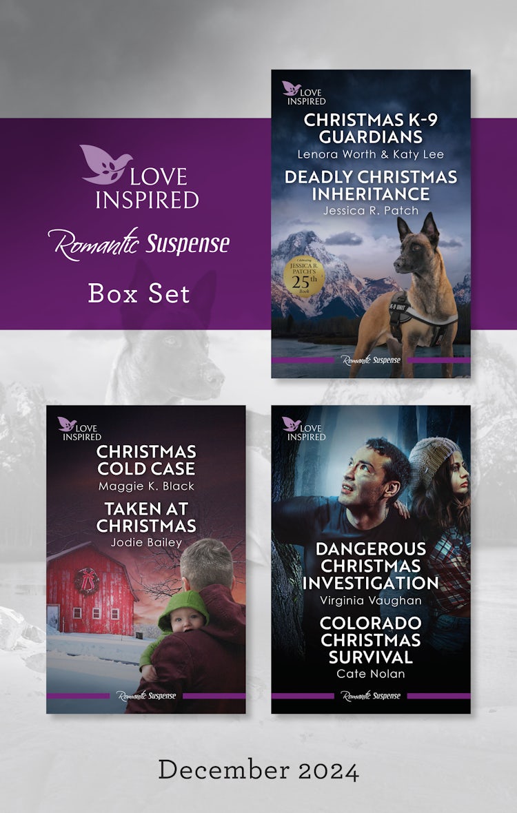 Cover image for Love Inspired Suspense Box Set Dec 2024/Perilous Christmas Pursuit/Lethal Holiday Hideout/Deadly Christmas Inheritance/Christmas Cold Case/Taken At Christmas/Dangerous Christmas Investigation/Colorado, isbn: 9781038943392