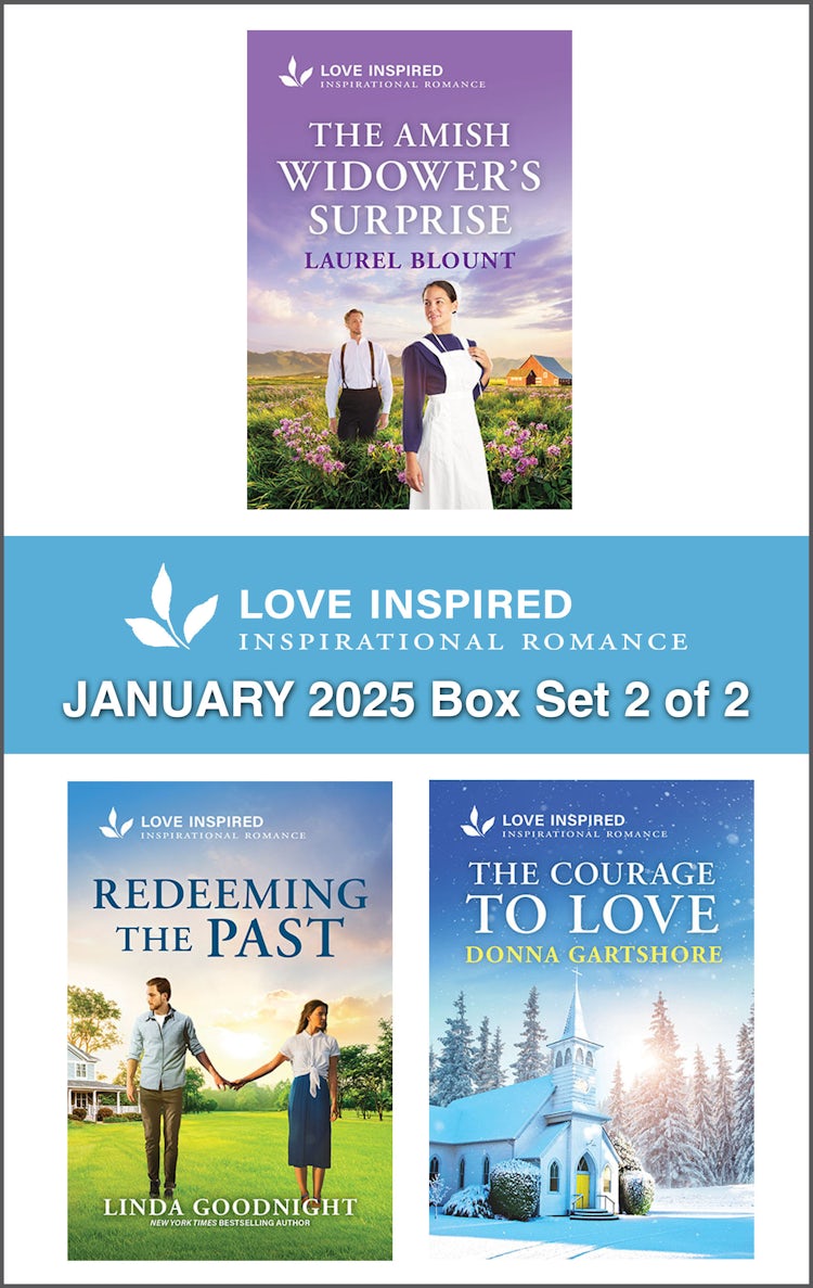 Cover image for Love Inspired January 2025 Box Set - 2 of 2/The Amish Widower's Surprise/Redeeming The Past/The Courage To Love, isbn: 9781038944863
