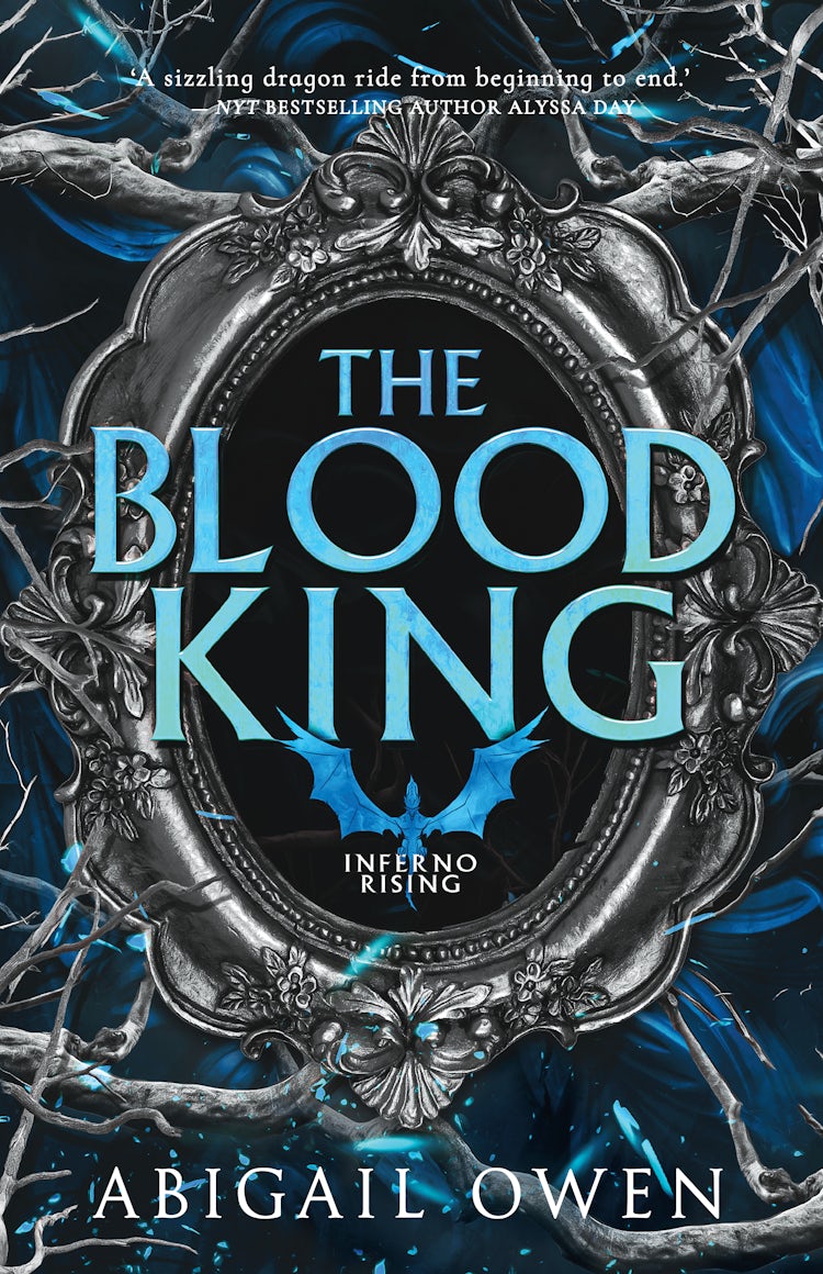 Cover image for The Blood King (Inferno Rising, Book 2) From the author of bestselling romantasy The Games Gods Play, perfect for readers of Rebecca Yarros' Fourth Wing, Iron Flame and Onyx Storm, isbn: 9781038945006