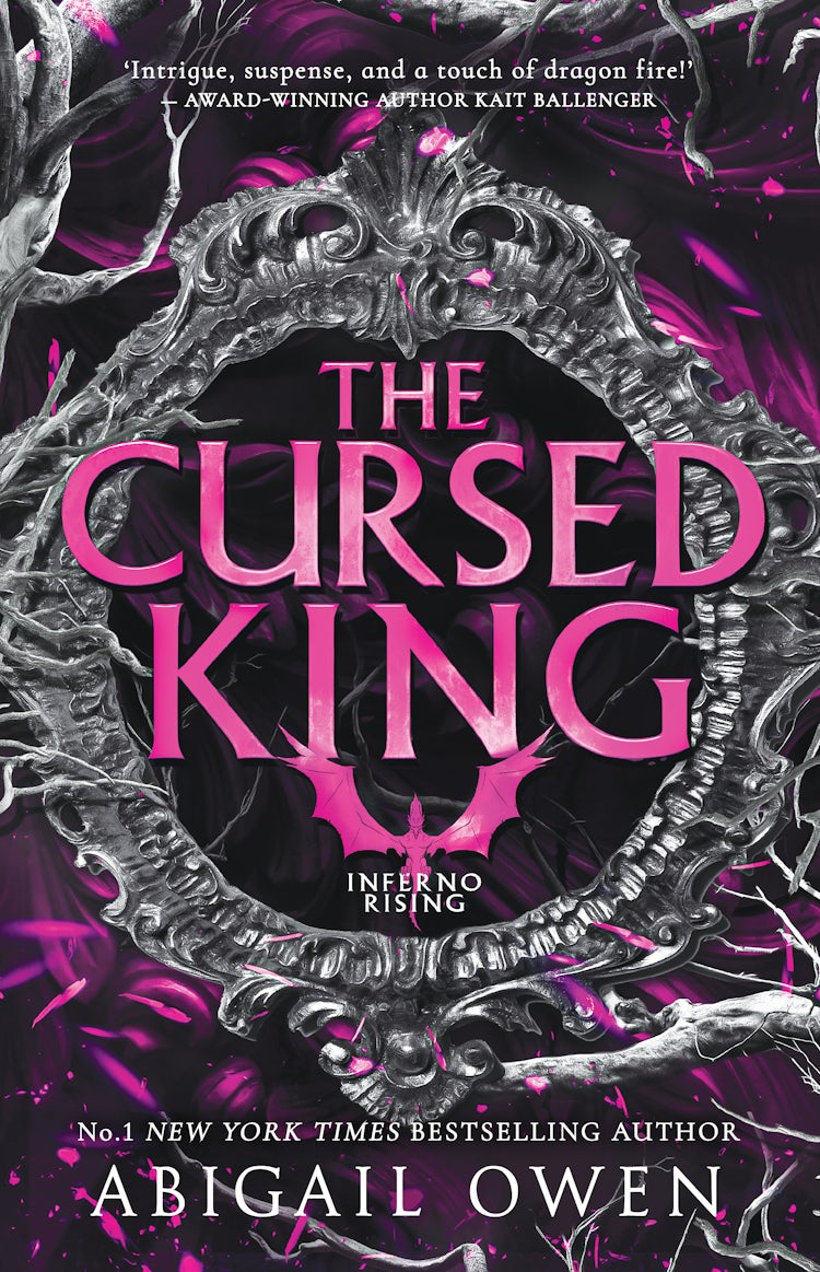 Cover image for The Cursed King (Inferno Rising, Book 4) From the author of bestselling romantasy The Games Gods Play, perfect for readers of Rebecca Yarros' Fourth Wing, Iron Flame and Onyx Storm, isbn: 9781038945044