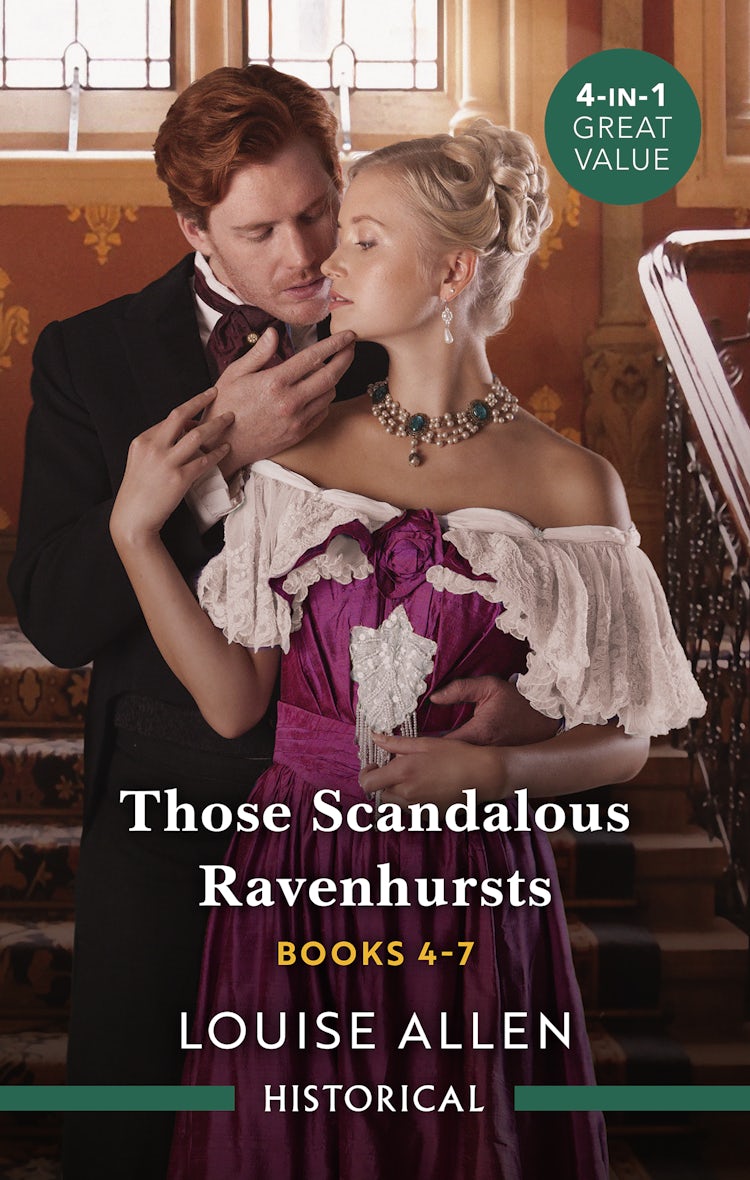 Cover image for Those Scandalous Ravenhursts Books 4-7/The Disgraceful Mr Ravenhurst/The Notorious Mr Hurst/Disrobed And Dishonoured/The Piratical Miss Ravenhurst, isbn: 9781038946478