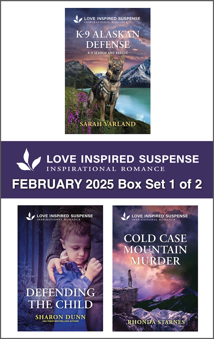 Cover image for Love Inspired Suspense February 2025 - Box Set 1 of 2/K-9 Alaskan Defense/Defending The Child/Cold Case Mountain Murder, isbn: 9781038947277