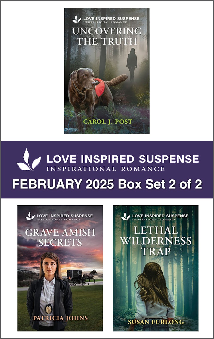 Cover image for Love Inspired Suspense February 2025 - Box Set 2 of 2/Uncovering The Truth/Grave Amish Secrets/Lethal Wilderness Trap, isbn: 9781038947284
