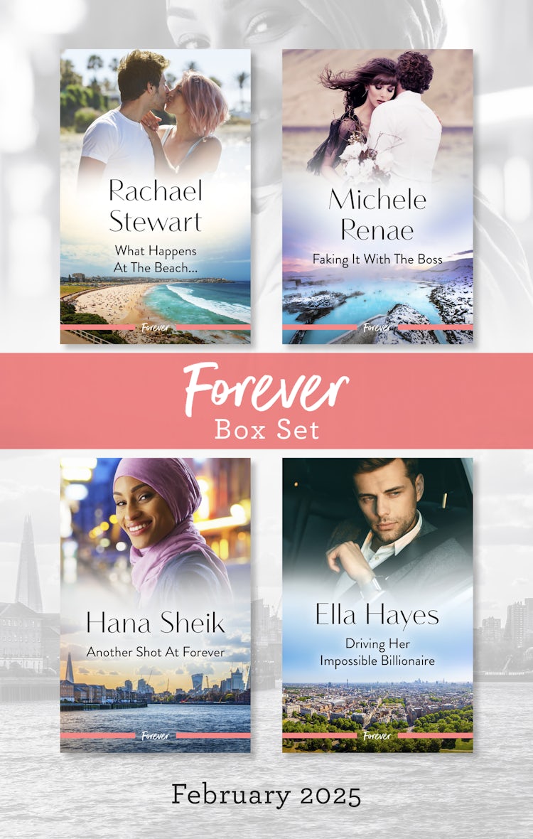 Cover image for Forever Box Set Feb 2025/What Happens At The Beach.../Faking It With The Boss/Another Shot At Forever/Driving Her Impossible Billionaire, isbn: 9781038949189