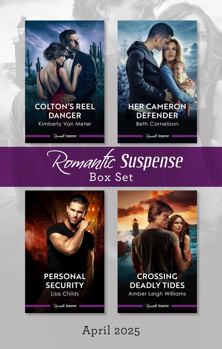 Cover image for Suspense Box Set April 2025/Colton's Reel Danger/Her Cameron Defender/Personal Security/Crossing Deadly Tides, isbn: 9781038950703