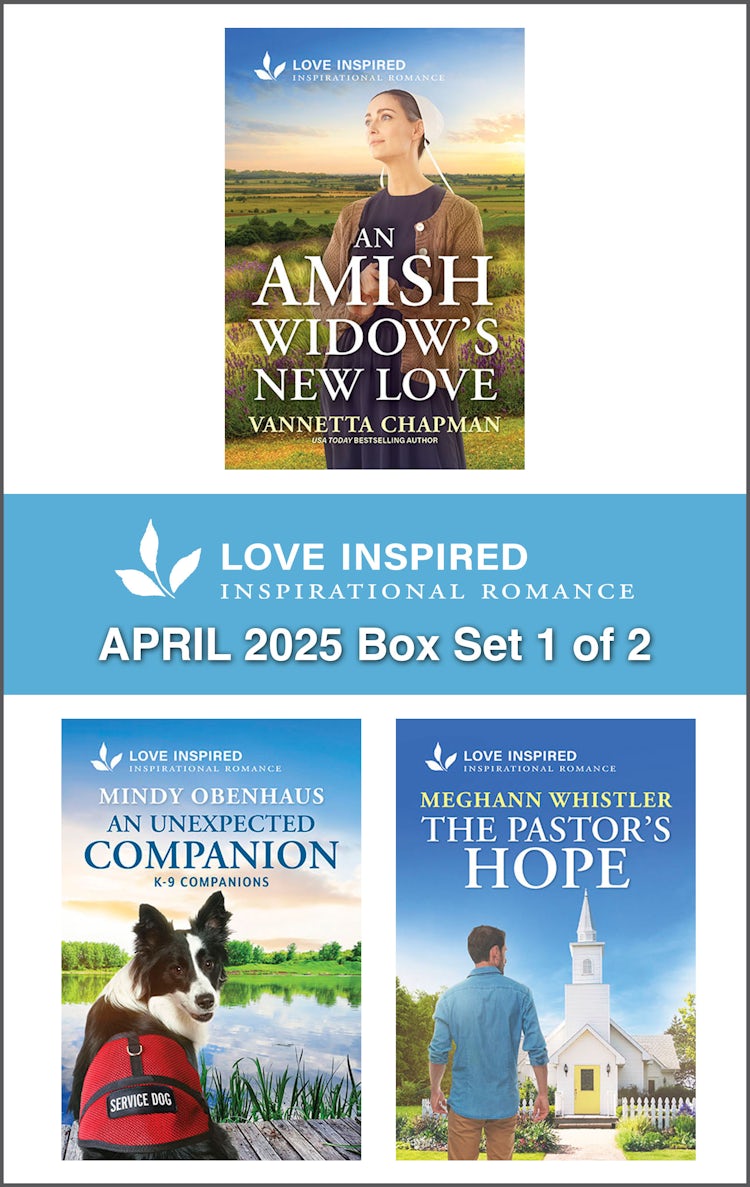 Cover image for Love Inspired April 2025 Box Set - 1 of 2/An Amish Widow's New Love/An Unexpected Companion/The Pastor's Hope, isbn: 9781038953285